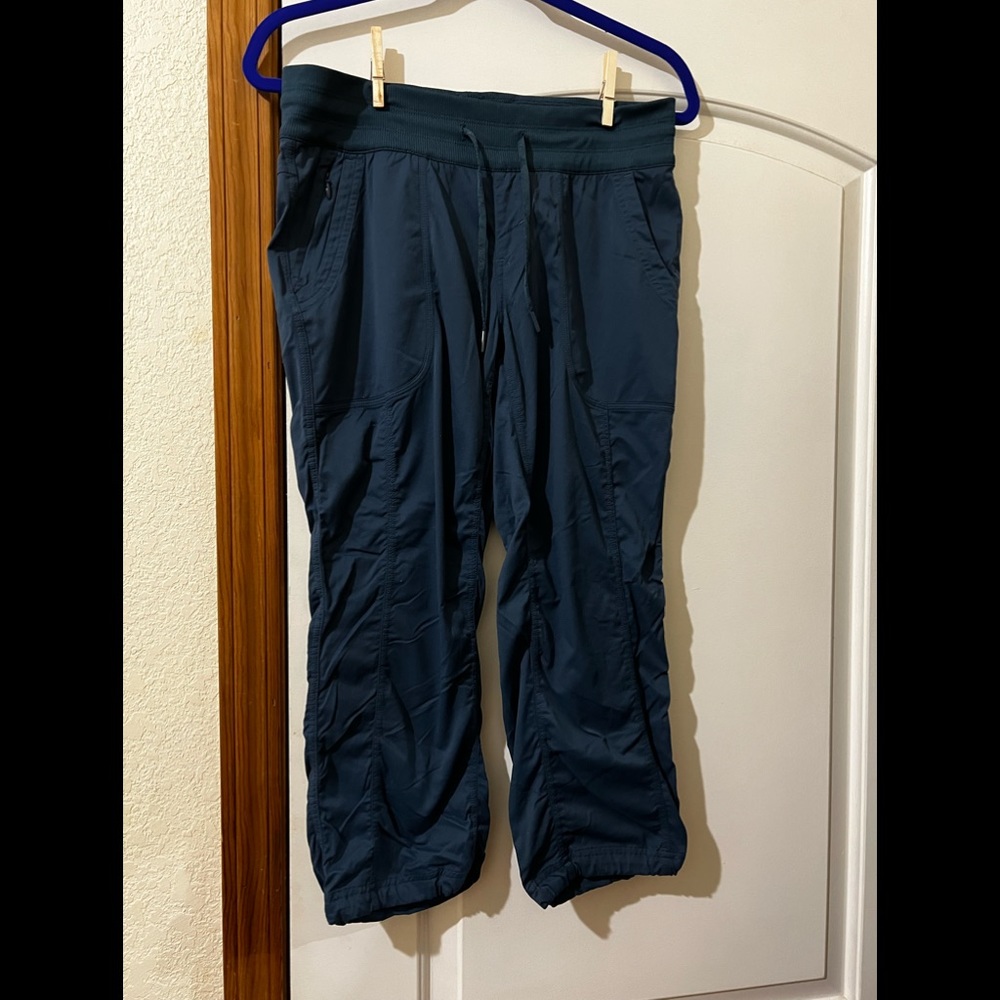 The north face cropped pants super cute and comfy